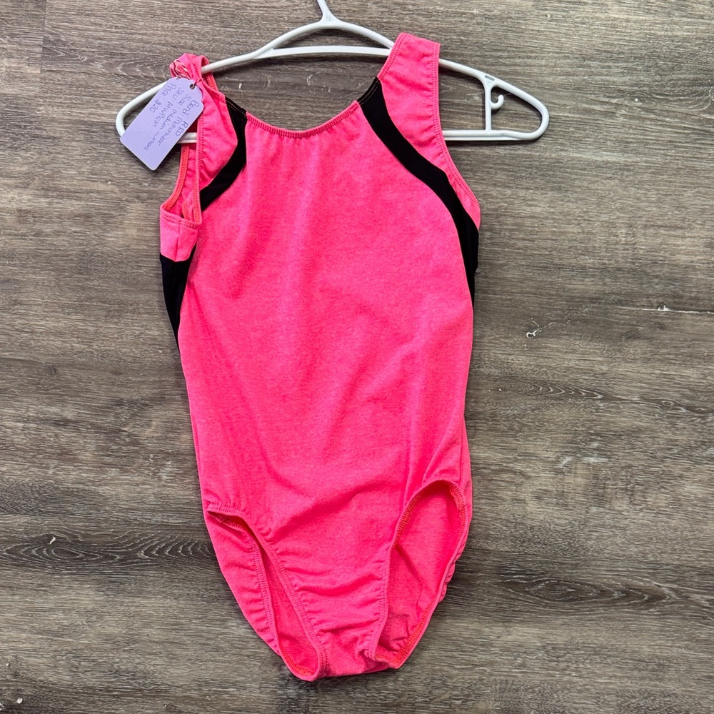 Motionwear Pink and Black Leotard